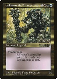 Sol'kanar the Swamp King (Oversized) [Oversize Cards] | Deep Dive Games St. Marys