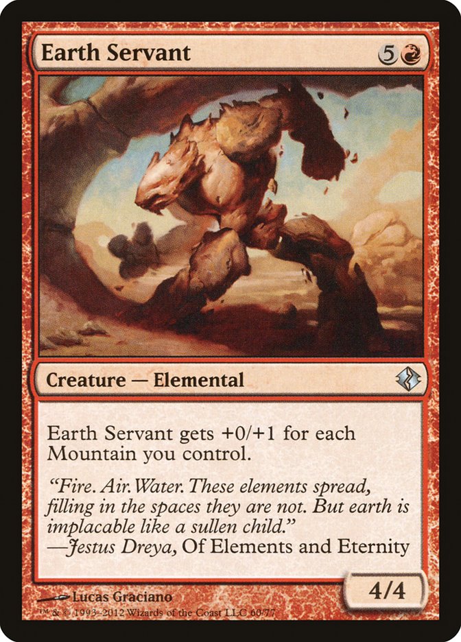 Earth Servant [Duel Decks: Venser vs. Koth] | Deep Dive Games St. Marys