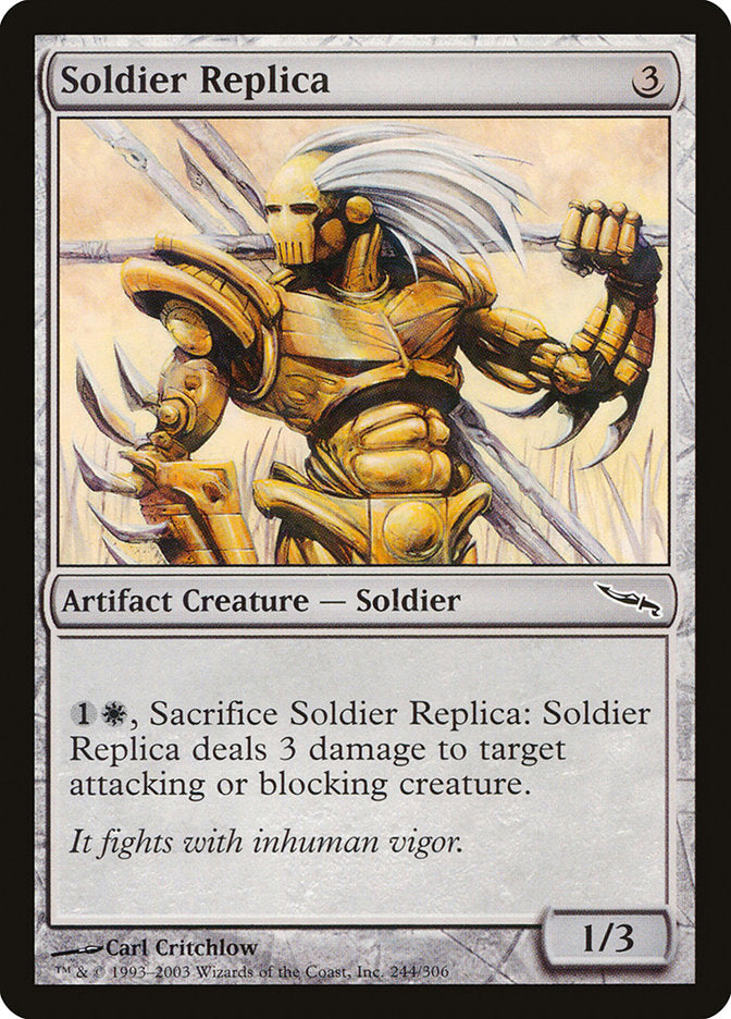 Soldier Replica [Mirrodin] | Deep Dive Games St. Marys