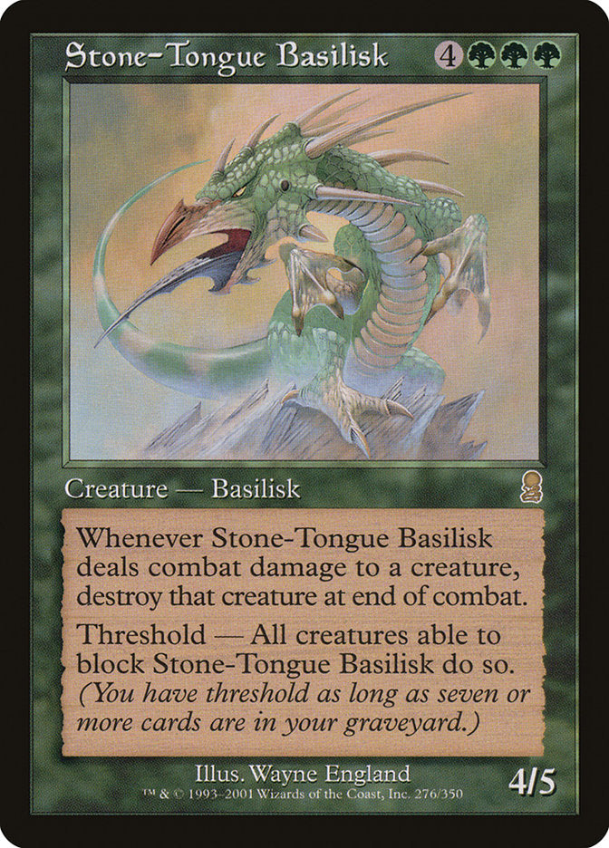 Stone-Tongue Basilisk [Odyssey] | Deep Dive Games St. Marys