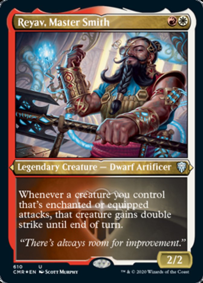 Reyav, Master Smith (Etched) [Commander Legends] | Deep Dive Games St. Marys