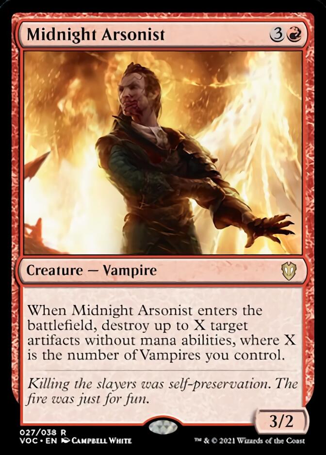 Midnight Arsonist [Innistrad: Crimson Vow Commander] | Deep Dive Games St. Marys