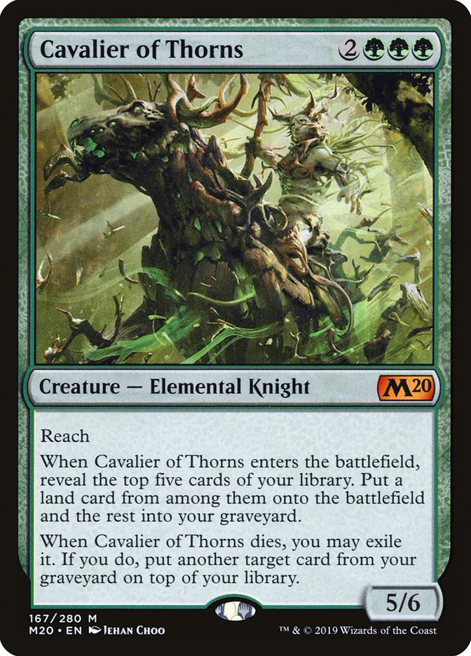 Cavalier of Thorns [Core Set 2020] | Deep Dive Games St. Marys