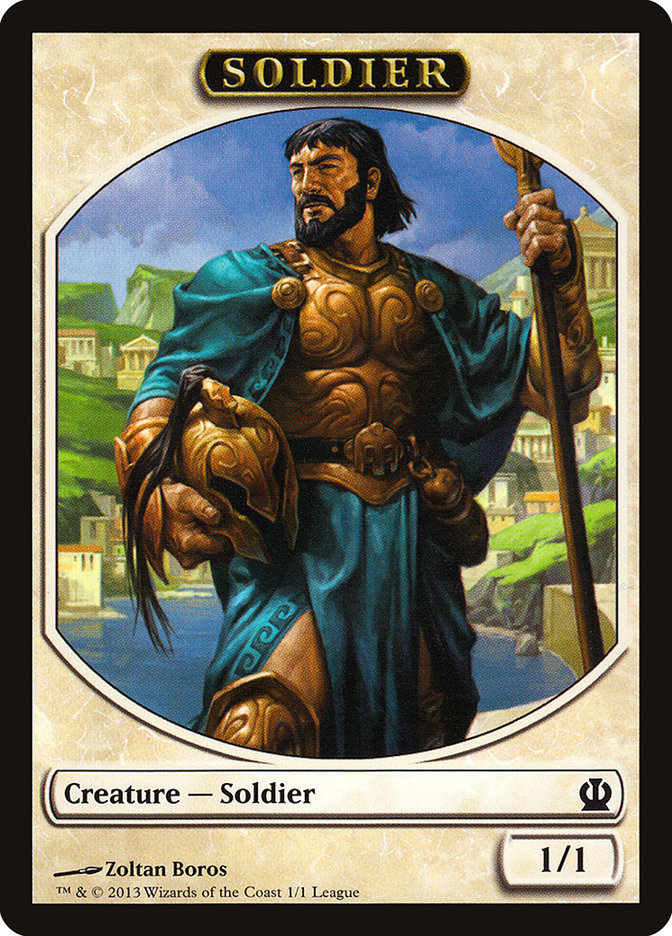 Soldier Token (Zoltan Boros) [League Tokens 2013] | Deep Dive Games St. Marys