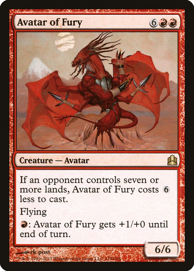 Avatar of Fury [Commander 2011] | Deep Dive Games St. Marys