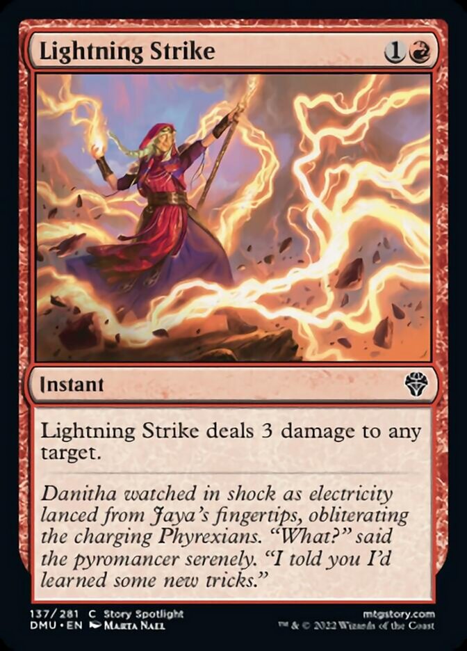 Lightning Strike [Dominaria United] | Deep Dive Games St. Marys