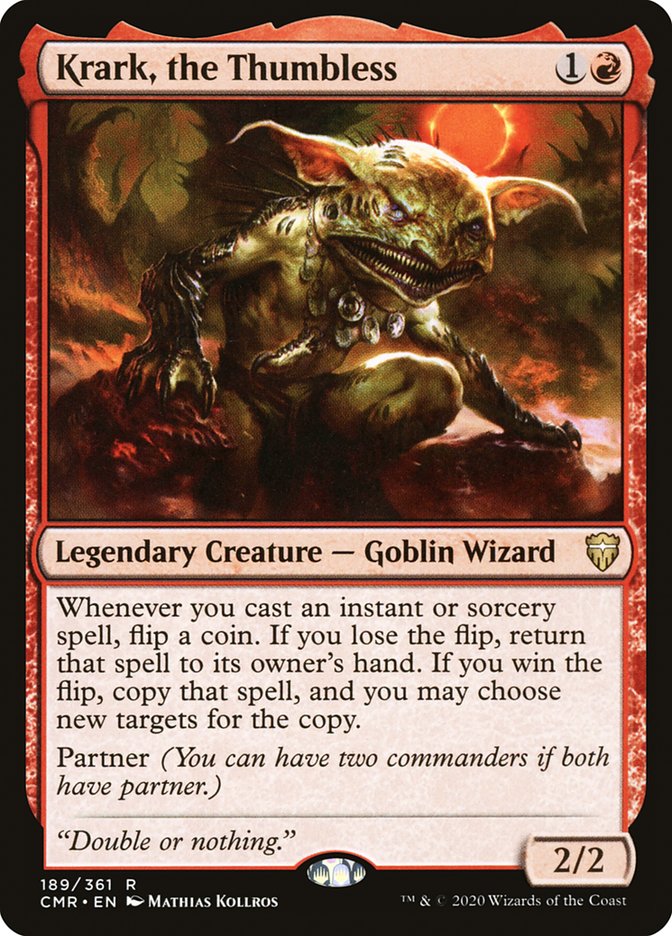 Krark, the Thumbless [Commander Legends] | Deep Dive Games St. Marys