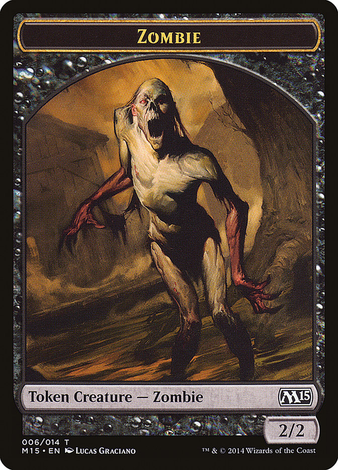 Zombie Token [Magic 2015 Tokens] | Deep Dive Games St. Marys