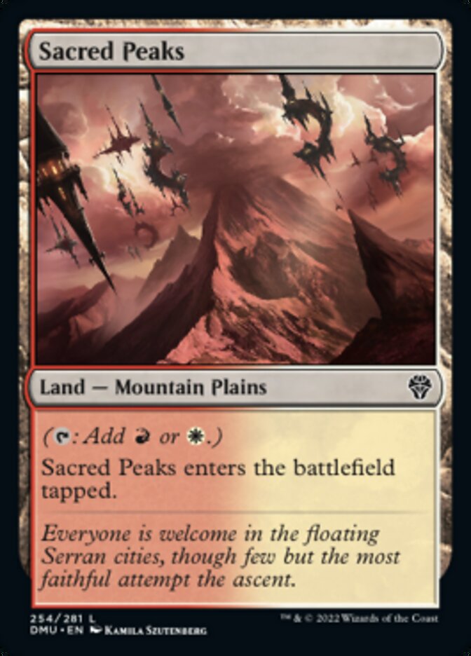 Sacred Peaks [Dominaria United] | Deep Dive Games St. Marys