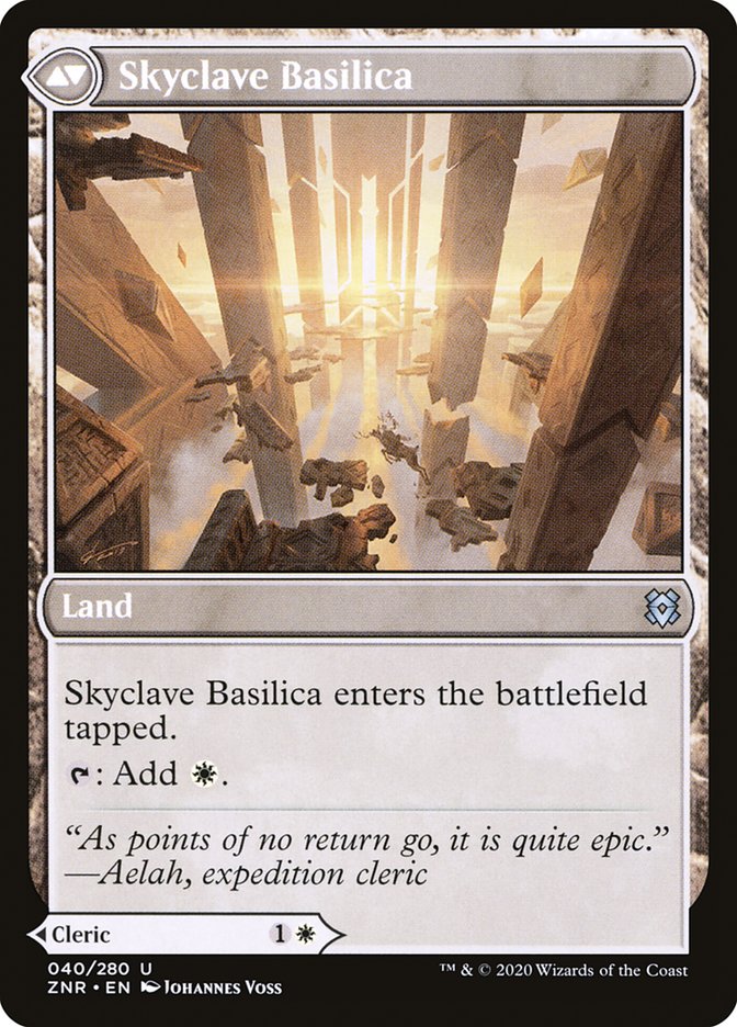 Skyclave Cleric // Skyclave Basilica [Zendikar Rising] | Deep Dive Games St. Marys