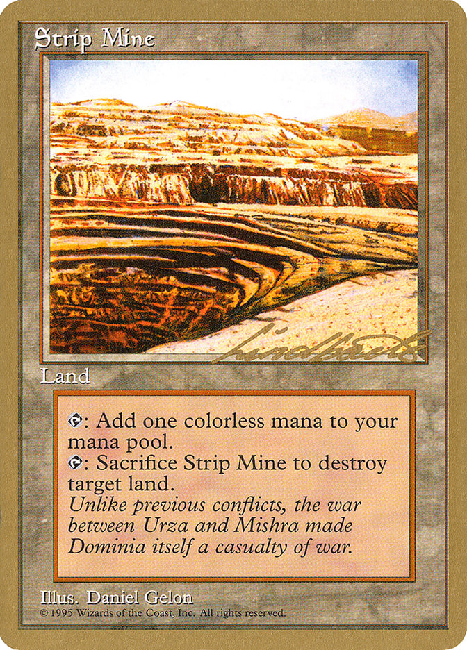 Strip Mine (Leon Lindback) [Pro Tour Collector Set] | Deep Dive Games St. Marys