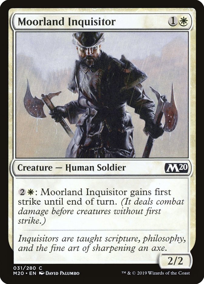 Moorland Inquisitor [Core Set 2020] | Deep Dive Games St. Marys