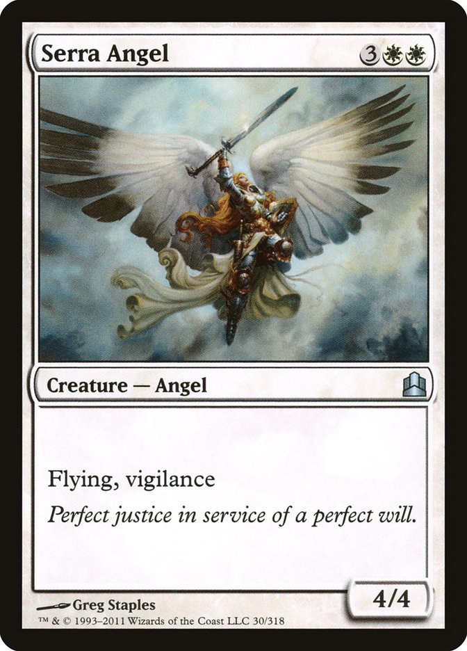 Serra Angel [Commander 2011] | Deep Dive Games St. Marys