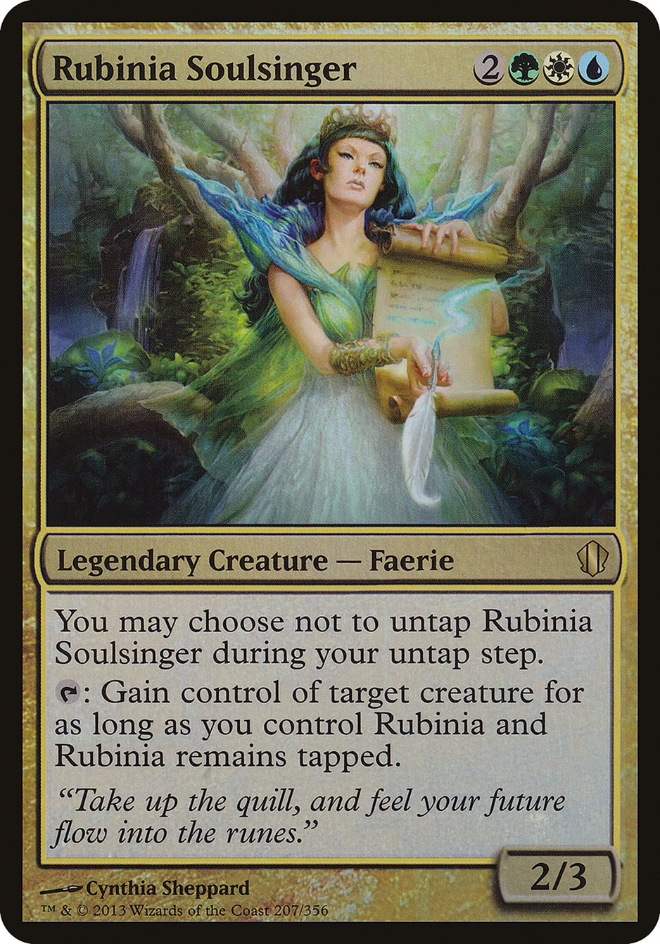 Rubinia Soulsinger (Oversized) [Commander 2013 Oversized] | Deep Dive Games St. Marys