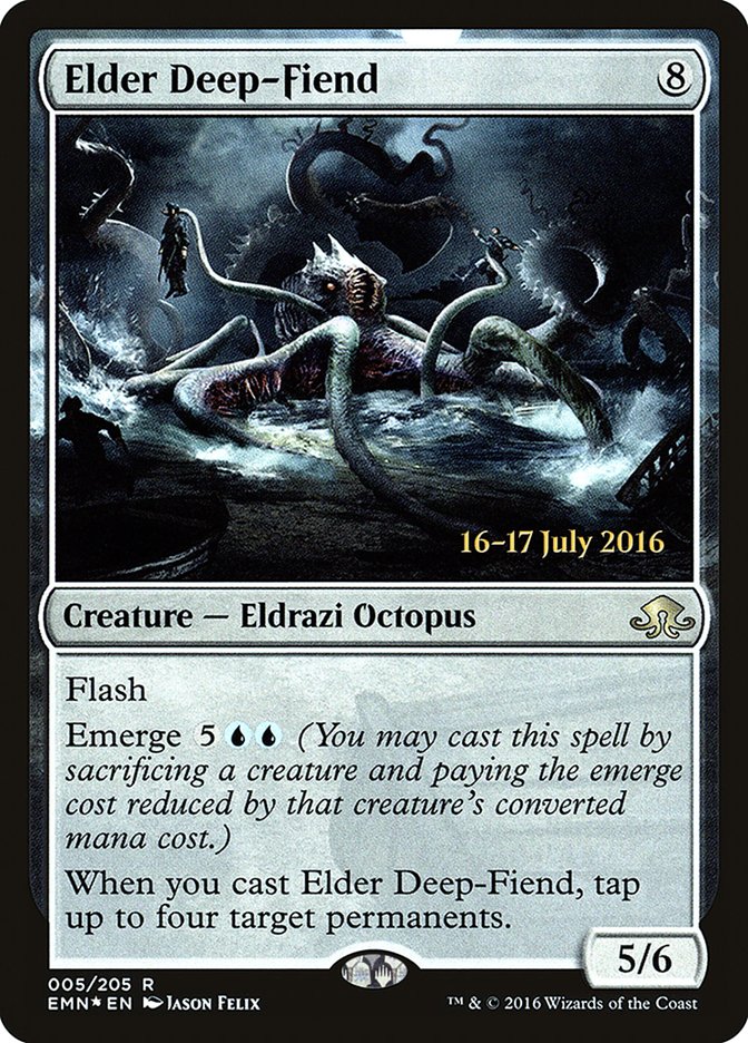 Elder Deep-Fiend [Eldritch Moon Prerelease Promos] | Deep Dive Games St. Marys