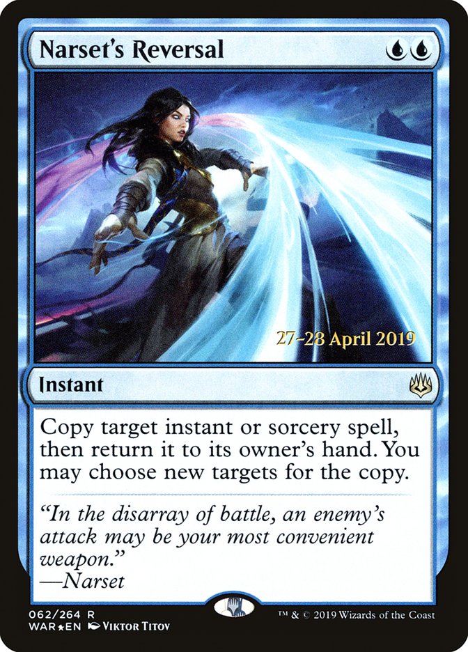Narset's Reversal [War of the Spark Prerelease Promos] | Deep Dive Games St. Marys