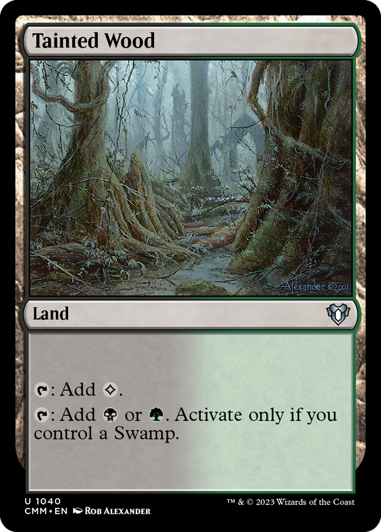 Tainted Wood [Commander Masters] | Deep Dive Games St. Marys