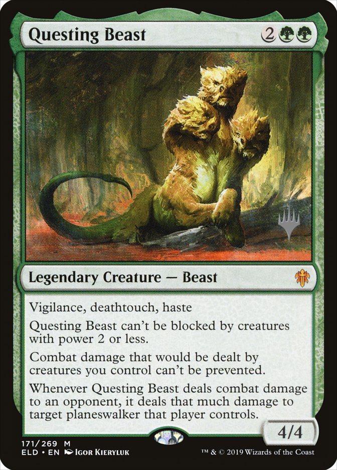 Questing Beast (Promo Pack) [Throne of Eldraine Promos] | Deep Dive Games St. Marys