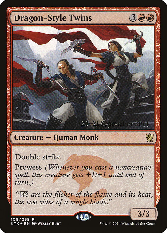 Dragon-Style Twins [Khans of Tarkir Prerelease Promos] | Deep Dive Games St. Marys