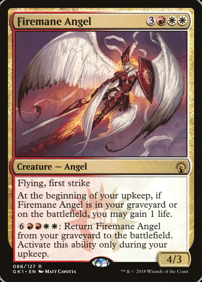 Firemane Angel [Guilds of Ravnica Guild Kit] | Deep Dive Games St. Marys