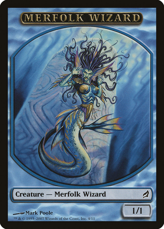 Merfolk Wizard Token [Lorwyn Tokens] | Deep Dive Games St. Marys