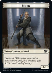 Wrenn and Six Emblem // Monk Double-Sided Token [Double Masters 2022 Tokens] | Deep Dive Games St. Marys