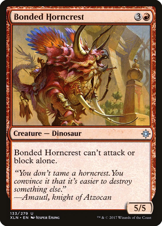 Bonded Horncrest [Ixalan] | Deep Dive Games St. Marys