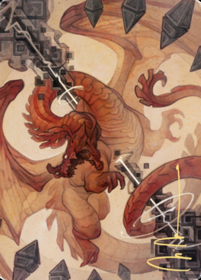 Soul Shatter Art Card (Gold-Stamped Signature) [Zendikar Rising Art Series] | Deep Dive Games St. Marys