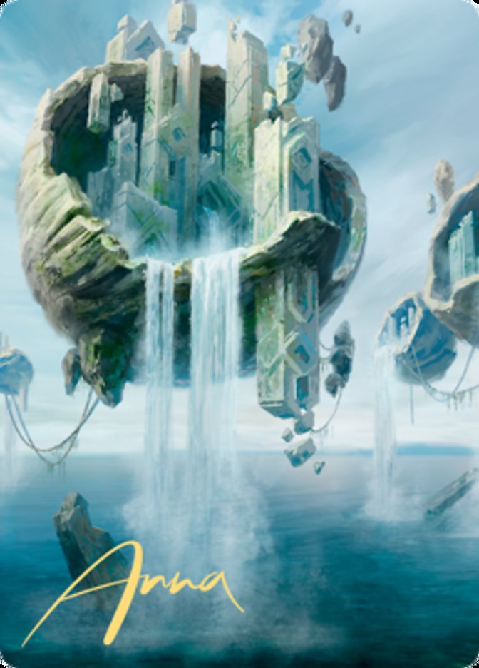 Island 2 Art Card (Gold-Stamped Signature) [Zendikar Rising Art Series] | Deep Dive Games St. Marys