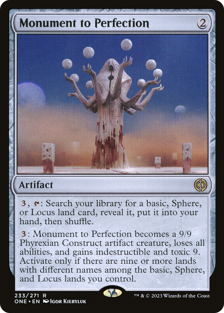 Monument to Perfection [Phyrexia: All Will Be One] | Deep Dive Games St. Marys