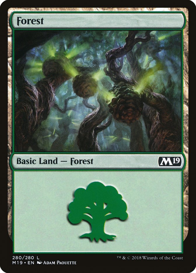 Forest (280) [Core Set 2019] | Deep Dive Games St. Marys