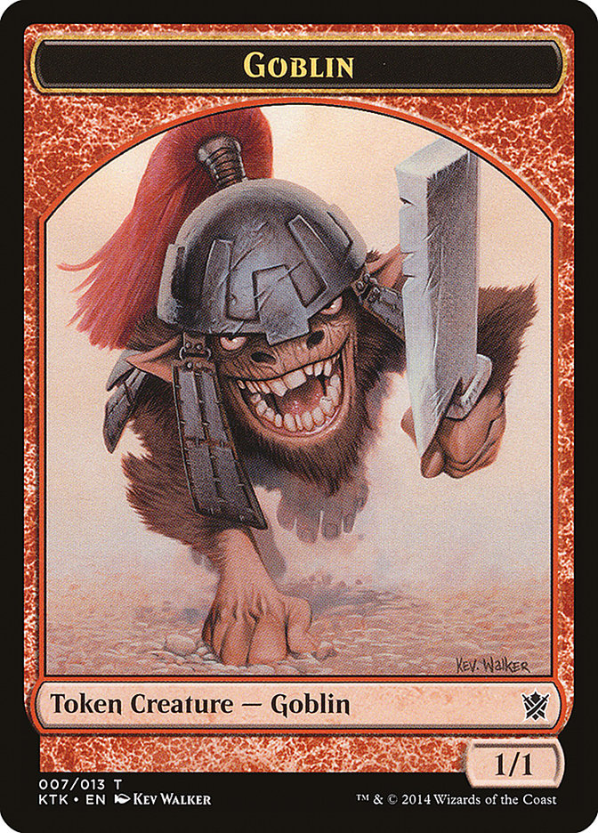 Goblin Token [Khans of Tarkir Tokens] | Deep Dive Games St. Marys