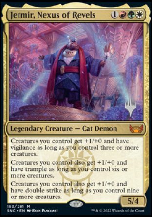 Jetmir, Nexus of Revels (Promo Pack) [Streets of New Capenna Promos] | Deep Dive Games St. Marys