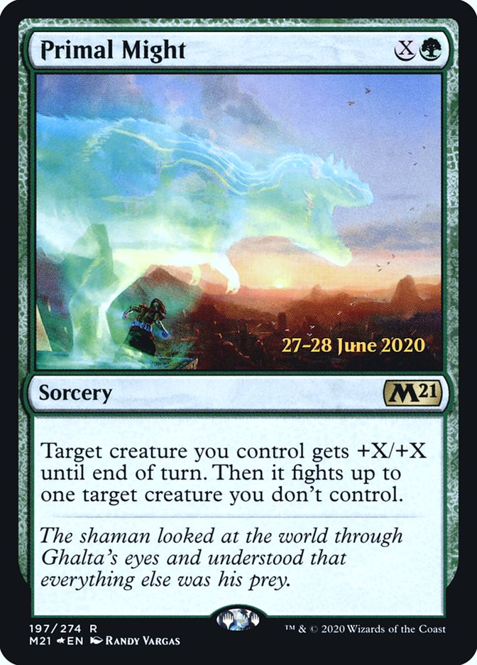 Primal Might [Core Set 2021 Prerelease Promos] | Deep Dive Games St. Marys