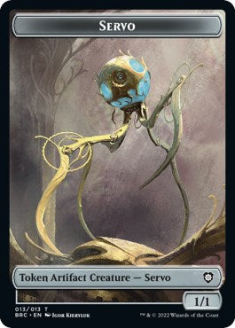 Myr // Servo Double-Sided Token [The Brothers' War Commander Tokens] | Deep Dive Games St. Marys