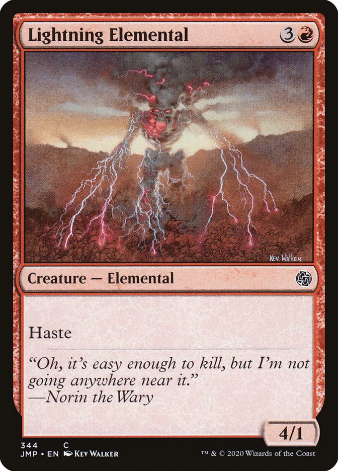 Lightning Elemental [Jumpstart] | Deep Dive Games St. Marys