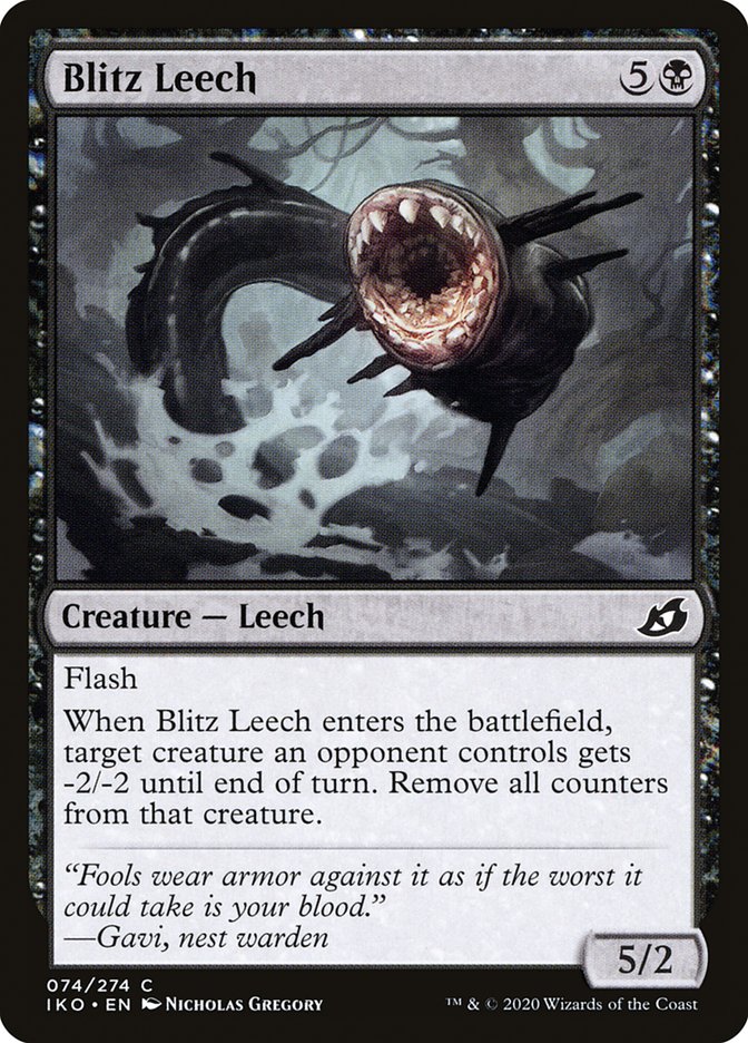 Blitz Leech [Ikoria: Lair of Behemoths] | Deep Dive Games St. Marys