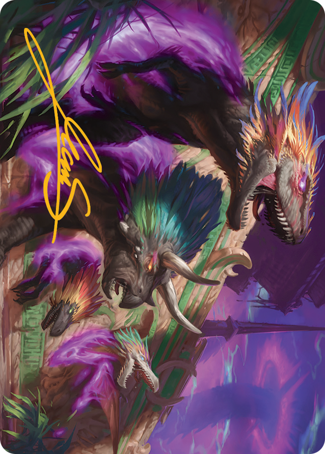 Burning Sun's Fury Art Card (Gold-Stamped Signature) [March of the Machine Art Series] | Deep Dive Games St. Marys