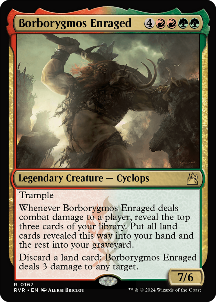 Borborygmos Enraged [Ravnica Remastered] | Deep Dive Games St. Marys