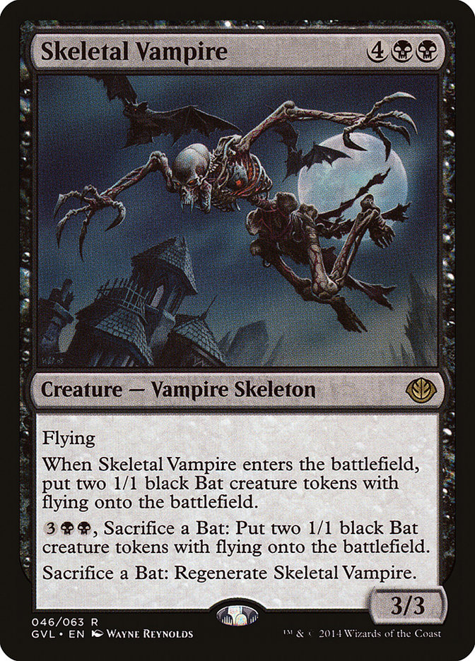 Skeletal Vampire (Garruk vs. Liliana) [Duel Decks Anthology] | Deep Dive Games St. Marys