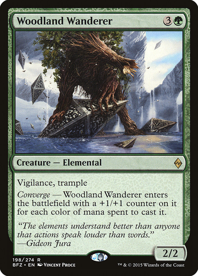 Woodland Wanderer [Battle for Zendikar] | Deep Dive Games St. Marys