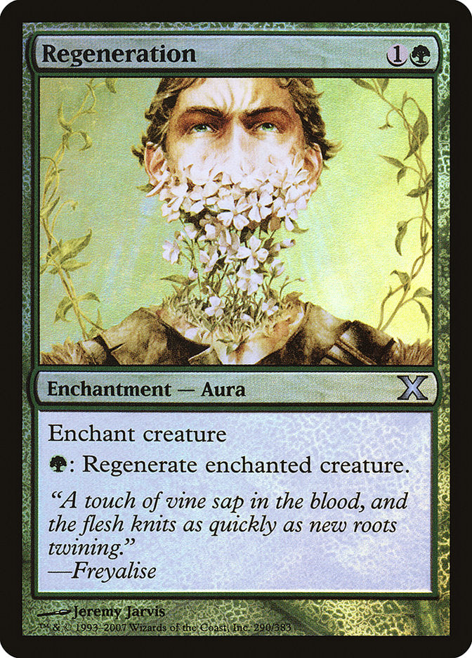Regeneration (Premium Foil) [Tenth Edition] | Deep Dive Games St. Marys