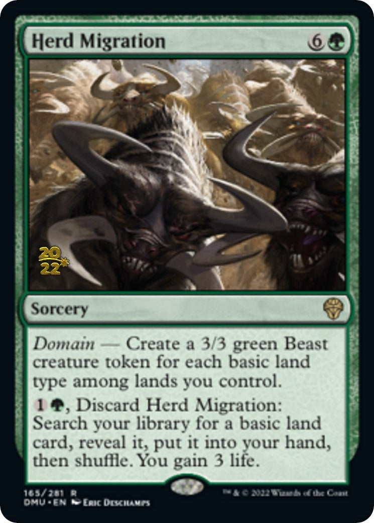 Herd Migration [Dominaria United Prerelease Promos] | Deep Dive Games St. Marys