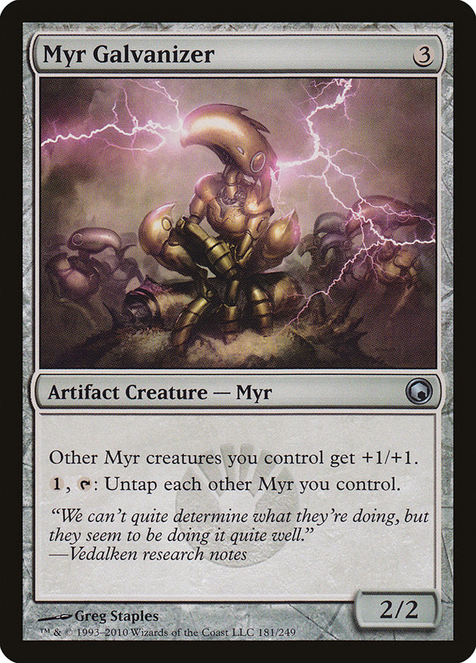 Myr Galvanizer [Scars of Mirrodin] | Deep Dive Games St. Marys