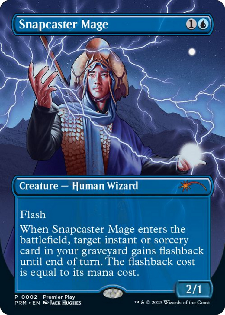 Snapcaster Mage (Borderless Alternate Art) [Regional Championship Qualifiers 2023] | Deep Dive Games St. Marys