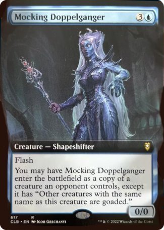 Mocking Doppelganger (Extended Art) [Commander Legends: Battle for Baldur's Gate] | Deep Dive Games St. Marys
