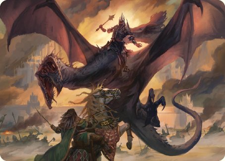 Witch-king, Bringer of Ruin Art Card [The Lord of the Rings: Tales of Middle-earth Art Series] | Deep Dive Games St. Marys