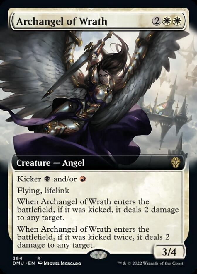 Archangel of Wrath (Extended Art) [Dominaria United] | Deep Dive Games St. Marys