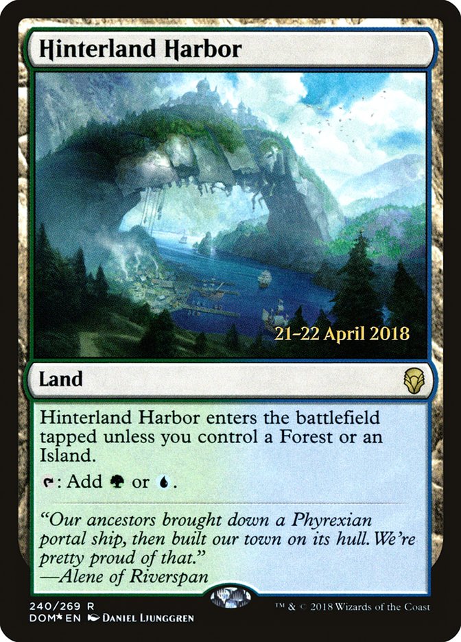 Hinterland Harbor [Dominaria Prerelease Promos] | Deep Dive Games St. Marys