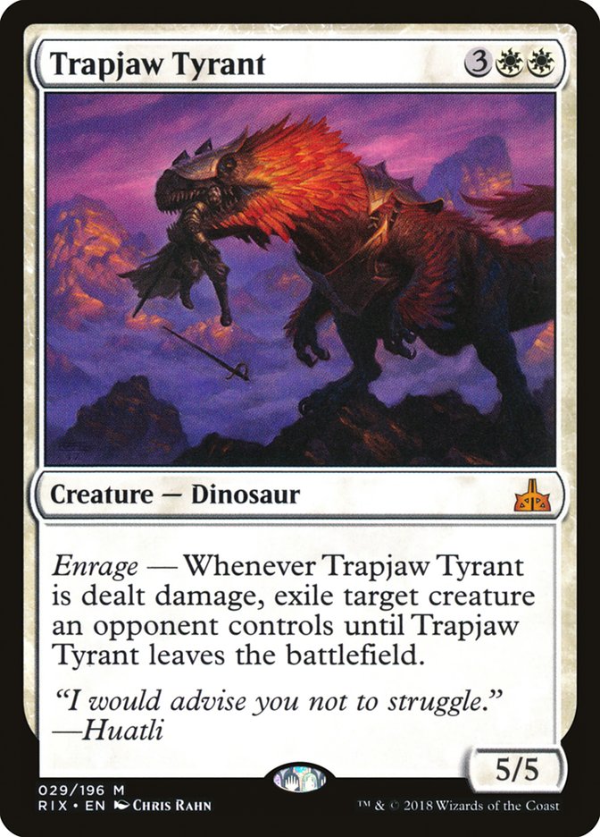 Trapjaw Tyrant [Rivals of Ixalan] | Deep Dive Games St. Marys